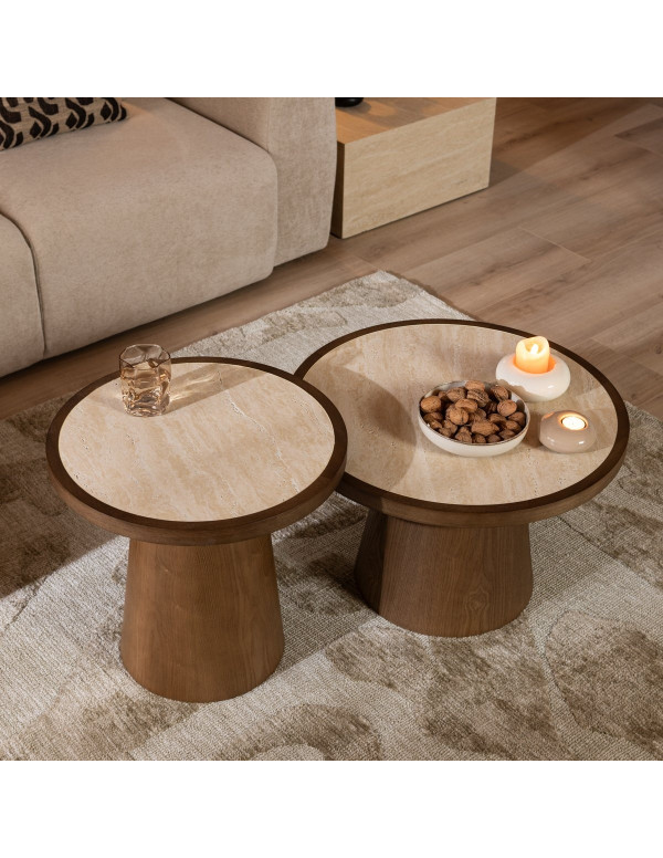 Kavos staliukų rinkinys Mae