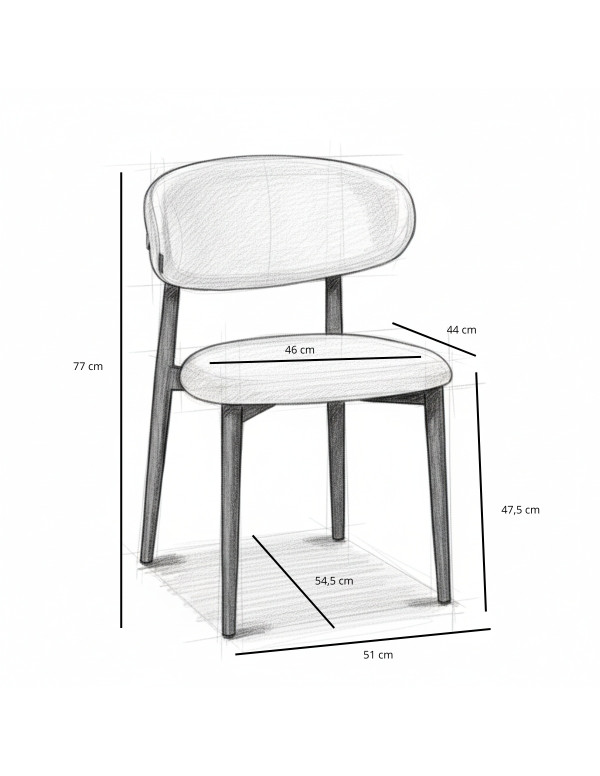 Valgomojo kėdė Lara