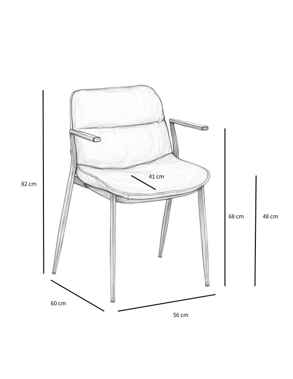 Valgomojo kėdė Trev