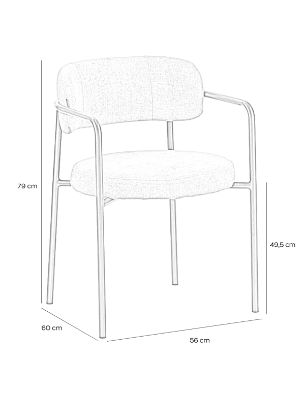 Valgomojo kėdė Gijo