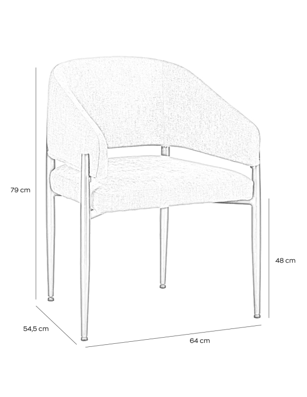 Valgomojo kėdė Breet